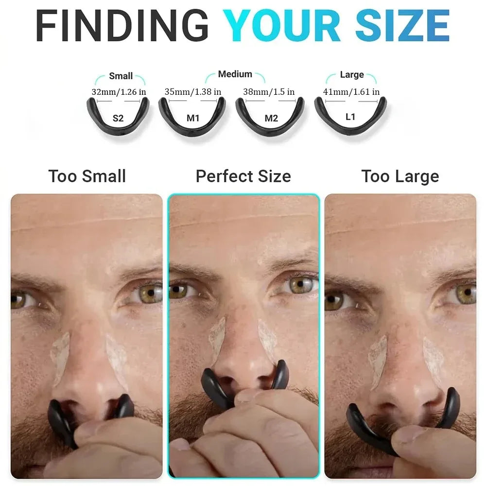 Magnetic Nasal Dilator anti Snoring Nose Strips,Boost Oxygen Intake,Sleep Nasal Breathing Dilators Starter Kit